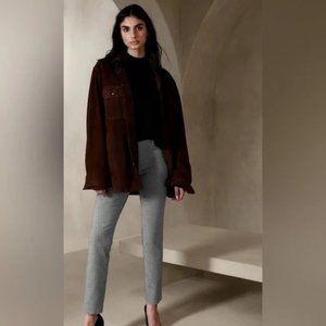 Banana Republic Sloan Size 4 Heather Grey Business Casual Office Work Pants